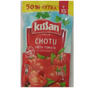 Ketchup-Kissan CHOTU Fresh Tomato Ketchup, 130gm
